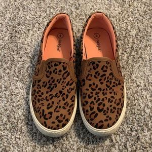 Leopard Slip on Sneakers
